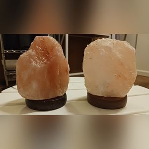Mini Himalayan salt, color changing lamps